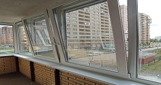 Остекление балкона Киселёвск цена от 9787 руб. м/п. за 50 часов